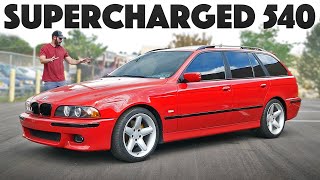 E39 BMW 540i Touring Manual review and drive [upl. by Kareem]