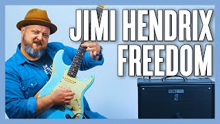 Jimi Hendrix Freedom Guitar Lesson  Tutorial [upl. by Jallier]