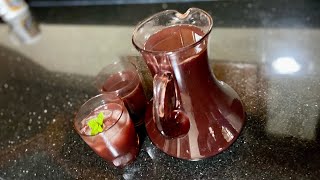 HIBISCUS DRINK  SOBOLOZOBO  with NO added SUGAR [upl. by Avalsorim]