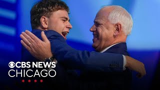 Viral moment of Gus Walz cheering dad at DNC brings awareness to neurodiversity [upl. by Elvyn]