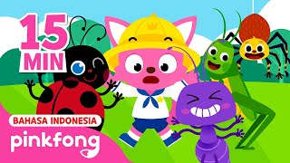 Kumpulan Lagu Serangga  Eentsy Weentsy Spider dan lainlain  Baby Shark Pinkfong Indonesia [upl. by Entruoc]