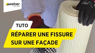 Comment réparer une fissure sur une façade   Weber [upl. by Olds832]