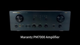 Marantz PM7000 Stereo Integrated Amplifier  Review Audio [upl. by Noslen]