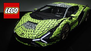 Behind the Scenes LifeSize LEGO Lamborghini Sián FKP 37 with 400000 Pieces [upl. by Oicangi334]