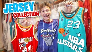 JESSER INSANELY RARE NBA JERSEY COLLECTION [upl. by Kezer]