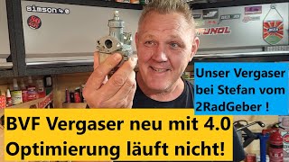 Unser optimierter Simson 40 Vergaser für den 2 RadGeber  Er läuft nicht  Was ist da los [upl. by Marucci]