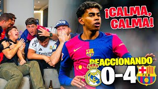 REACCIONANDO al REAL MADRID 04 BARÇA ¡Paliza HISTÓRICA en el BERNABÉU [upl. by Alhahs]