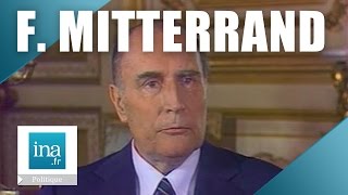 François Mitterrand quotAucune politique ne dispensera de leffort nécessairequot  Archive INA [upl. by Auston]