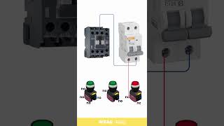 Connecting EAN38 Series Push Button with Contactor and MCB [upl. by Nira]