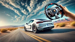 Porsche 718 Cayman GTS 2018  Forza Horizon 5 l Steering Wheel Gameplay [upl. by Suzzy]