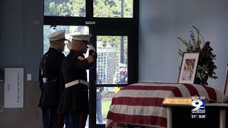 Community gathers to honor local Marine [upl. by Celka]