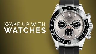 Rolex Daytona White Gold Oysterflex Omega Seamaster Chronograph Luxury Watches to Buy FP Journe [upl. by Lanni9]