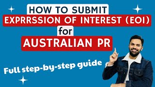 Expression Of Interest Australia EOI Full Step By Step Information [upl. by Meelak]