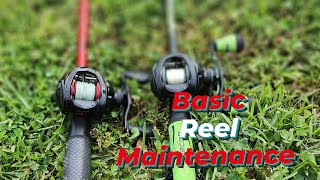 How to do a quick maintenance on a baitcaster reel [upl. by Anauqed]