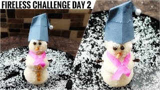 🔥Fireless Cooking Competition Recipes Day 2  Snow Man Truffles  Coconut Ladoo challenge [upl. by Nnaitsirhc]