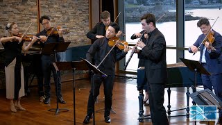 Kerson Leong and Ryan Roberts play Bach Concerto for Oboe and Violin  2nd movement [upl. by Trisa]