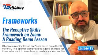 The Receptive Skills Framework on Zoom A Reading Demo Lesson [upl. by Oirotciv974]