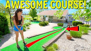 This Hidden Mini Golf Course is SO GOOD  Epic Hole in One [upl. by Ilario]