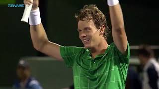 Berdych vs Soderling Miami 2010 Highlight [upl. by Akcinahs184]