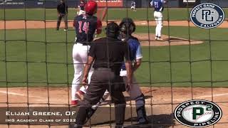 Elijah Green OF IMG Academy Class of 2022 Bomb off the Batters Eye at Area Code Games [upl. by Ahsok]