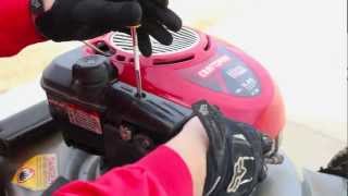 REPAIR BRIGGS amp STRATTON LAWNMOWER TUNE UP CARBURETOR CLEAN [upl. by Manup]