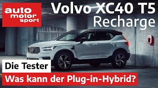 Volvo XC40 Recharge T5 Kann er als PluginHybrid überzeugen  TestReview  auto motor und sport [upl. by Louise58]