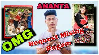 Ananta Taye  Viral video  Request Mising Régam Please 🥺 R J ROASTER XYZ [upl. by Letnahc863]