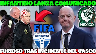 🚨 ATENCIÓN  ¡El Presidente de la FIFA Lanza Tremendo Mensaje Tras el INCIDENTE del Vasco Aguirre [upl. by Morocco]