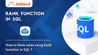 How to Rank sales using Rank function in SQL  Rahul Prajapati [upl. by Voletta993]