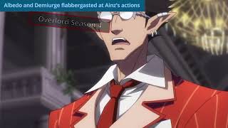 Albedo and Demiurge FLABBERGASTED at Ainzs Actions  Overlord Season 4 Episode 5 [upl. by Samantha]