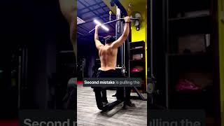 Lat pulldown mistakes you need to stop doing [upl. by Nellac]