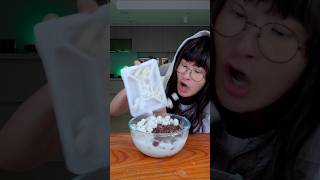 How to make red bean ice cream bingsu [upl. by Alegnaed]