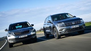 2018 Skoda Kodiaq vs 2018 Volkswagen Tiguan Allspace [upl. by Levin977]