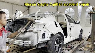 It cost 3000 to repair the deformed roof of a Nissan Sylphy [upl. by Anair]