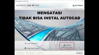 Mengatasi Tidak Bisa Instal Ulang Autocad Karena Uninstal Sebelumnya Kurang Bersih [upl. by Dlonyer]