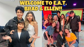 EAT VLOG Dabarkads meets Ellen amp Brad for the first time [upl. by Hsur]