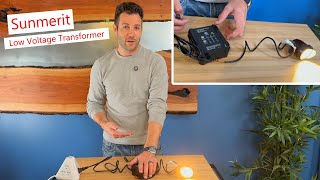 Sunmerit Outdoor Low Voltage Transformer with timer amp sensors transformers lowvoltage voltage [upl. by Silverman217]