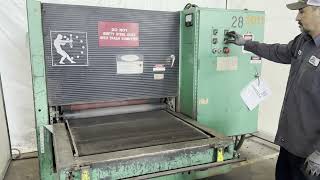 36quot TIMESAVER 337M1 DRY BELT GRINDERSANDER STOCK  0903824 [upl. by Doowyah]