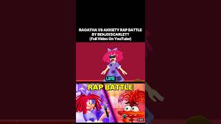 Ragatha Vs Anxiety Rap Battle Song inside Out 2 Vs TADC [upl. by Alurd820]