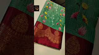 Banarasi cotton Kora saree at 1100 [upl. by Odnam234]