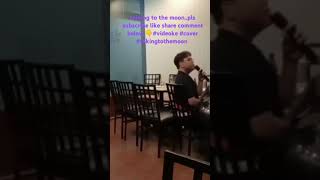 talking to the moonpls subscribe like share comment below 👇videoke cover takingtothemoon [upl. by Mighell204]