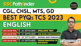 Live Idioms and Phrases Best PYQs TCS 2023 By Mohan Sir I SSC Pathfinder I For SSC CGL CHSL MTS [upl. by Madelene]