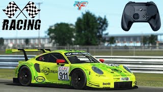 rFactor 2  Porsche 911 RSR w Steam Controller  Sebring [upl. by Neellek]