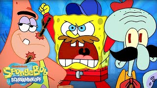 SpongeBob Staffel 3 Marathon 🧽  55MinutenCompilation  SpongeBob Schwammkopf [upl. by Haliek]