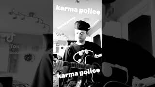 Karma Police radiohead cover no capo AM DF G AM F shortsviral [upl. by Rahsab]