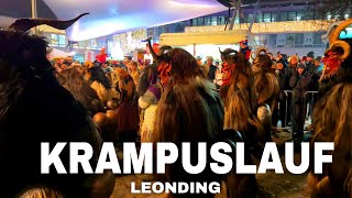 Krampuslauf in Leonding 2023 🇦🇹 [upl. by Ardnassac]