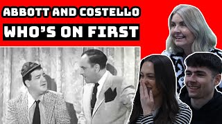 BRITISH FAMILY REACTS  Abbott and Costello  Whos On First [upl. by Lyrret]