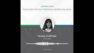 Femicidio Marisa Galdame cesura de pena [upl. by Lancelle]