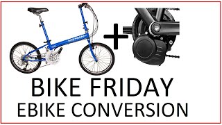 EP01  Tongsheng TSDZ2 on Bike Friday Folding Bike  Electric Bike Laboratory [upl. by Reinertson]