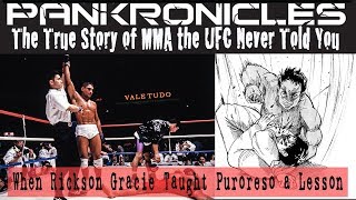 Pankronicles 4 Rickson Gracie Challenge Fight Puroresu Learns a Lesson [upl. by Hepsoj]